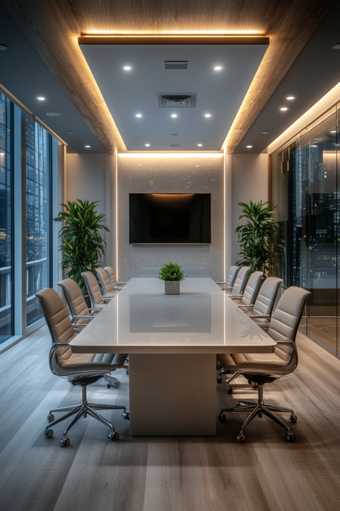 Stylish Small Conference Room with High-Tech Features