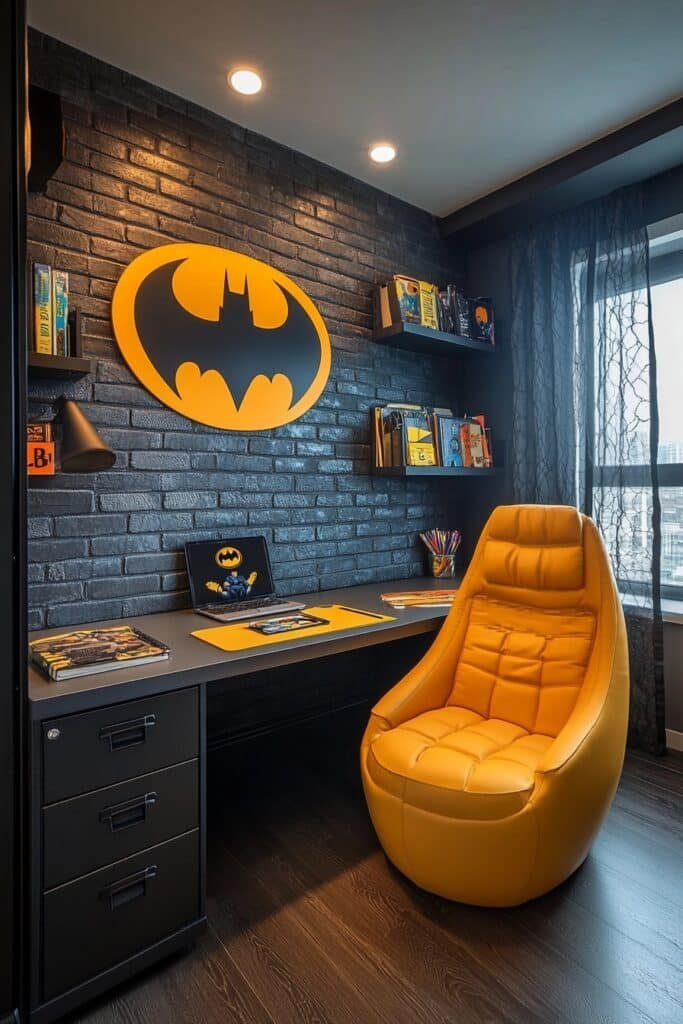 Superhero Headquarters Study Area