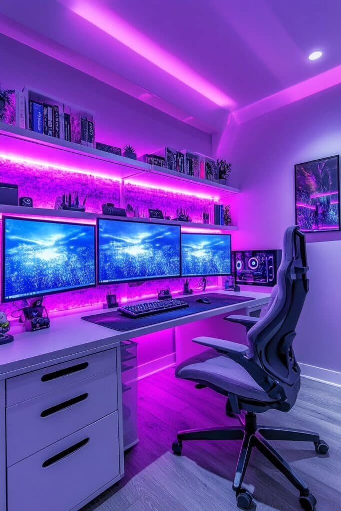 Tech-Focused Command Center Office