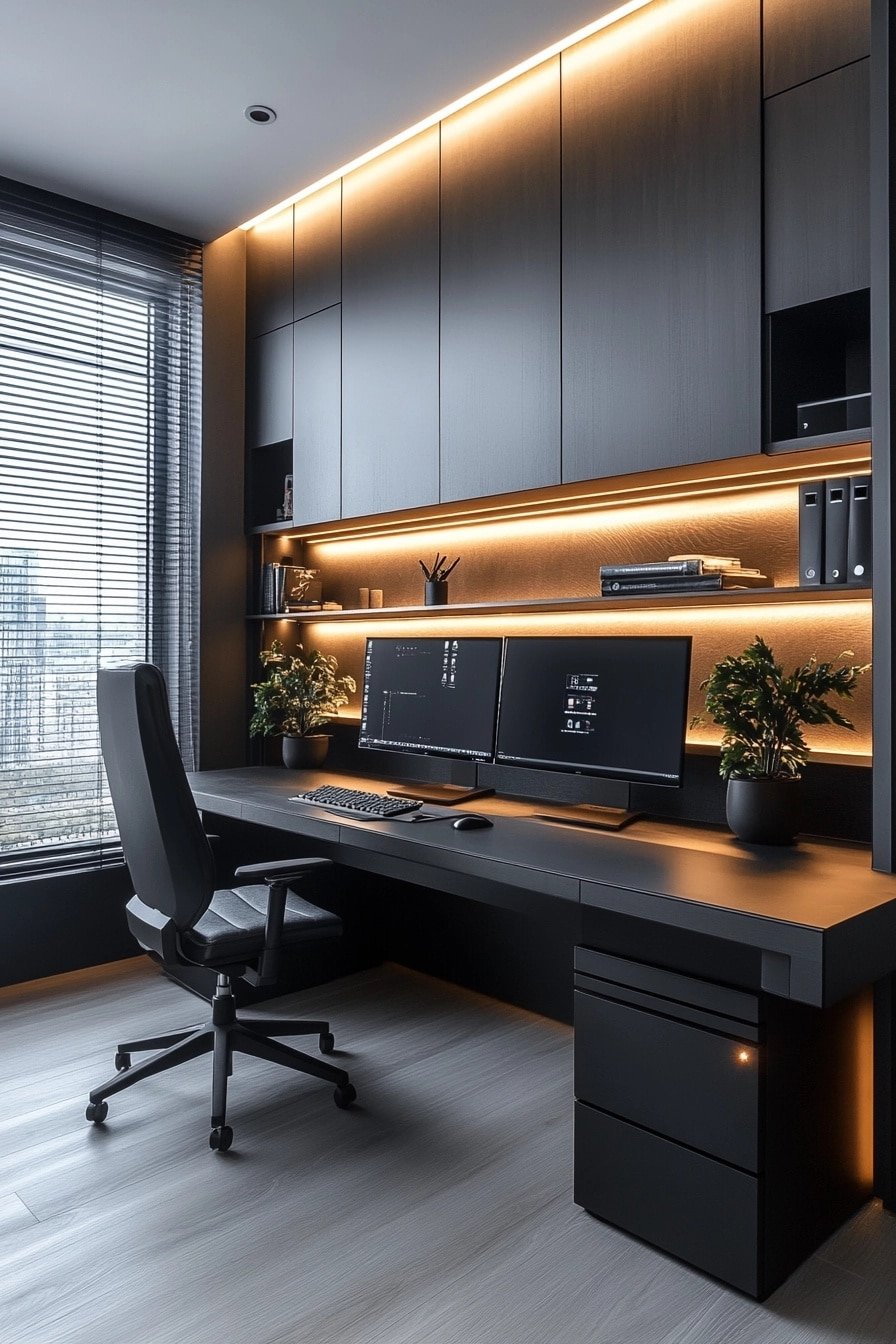29 Productive Home Office Ideas That Balance Comfort and Performance ...