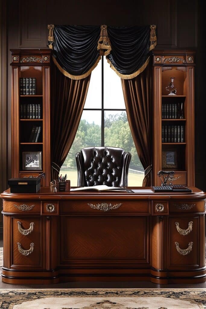 Traditional Executive Home Office