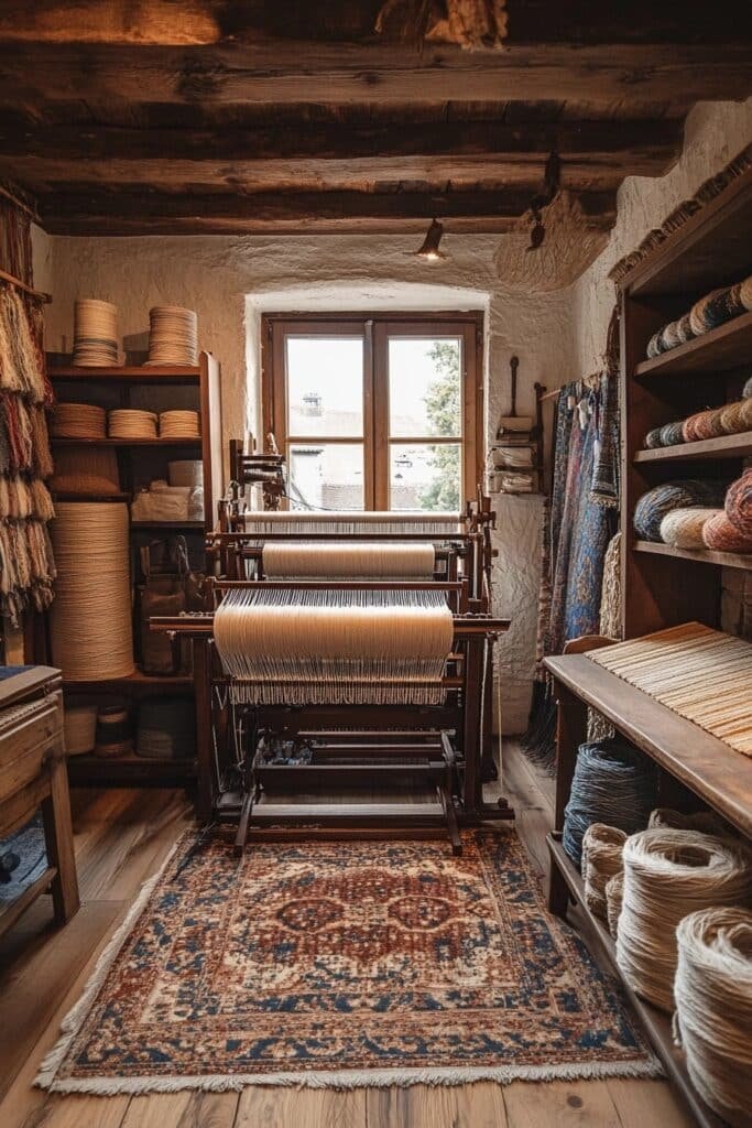 Traditional Loom Room Office