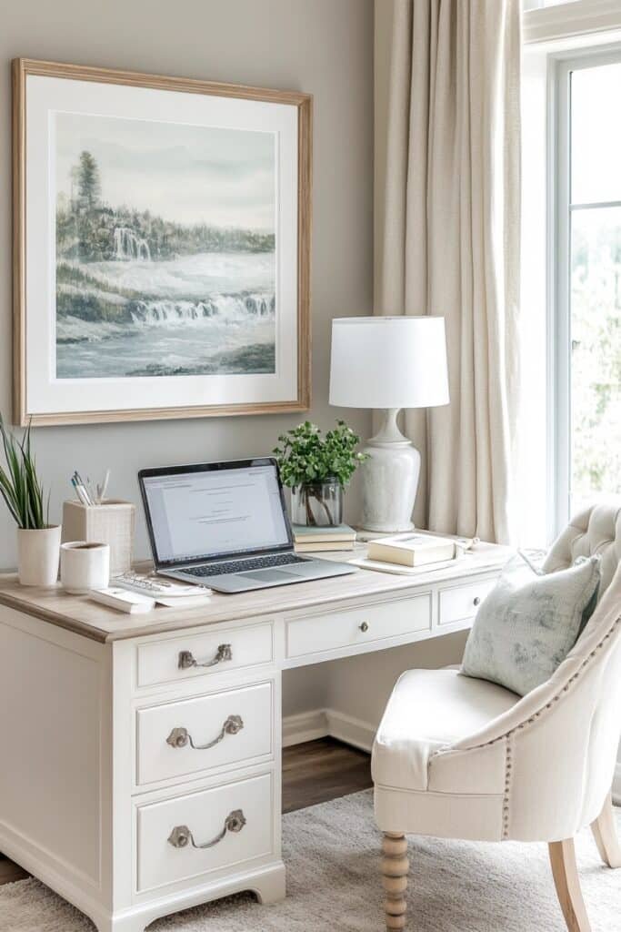 Tranquil Home Office Ideas for Focus