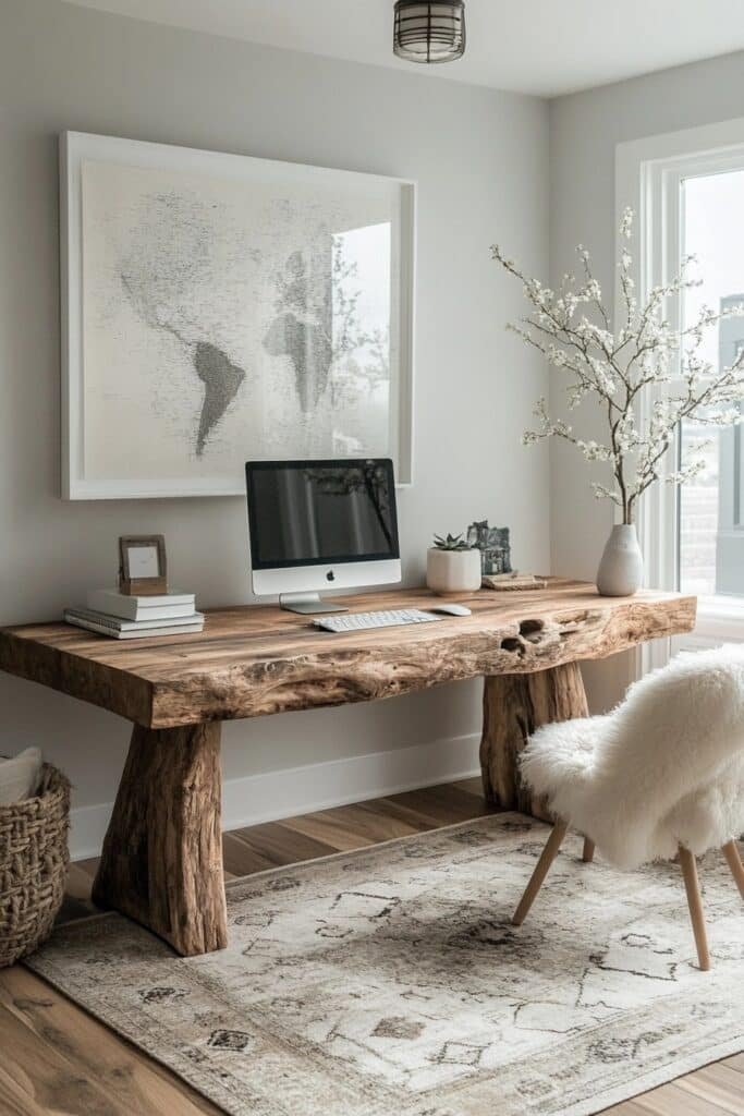 Tranquil and Calming Home Office Designs