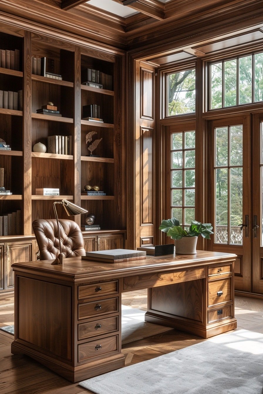 29 Cozy Home Office Ideas to Make Your Home Office Feel Like a Cozy ...