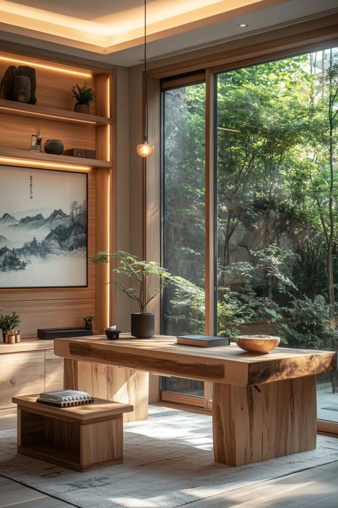 Zen-Inspired Life Coach Office