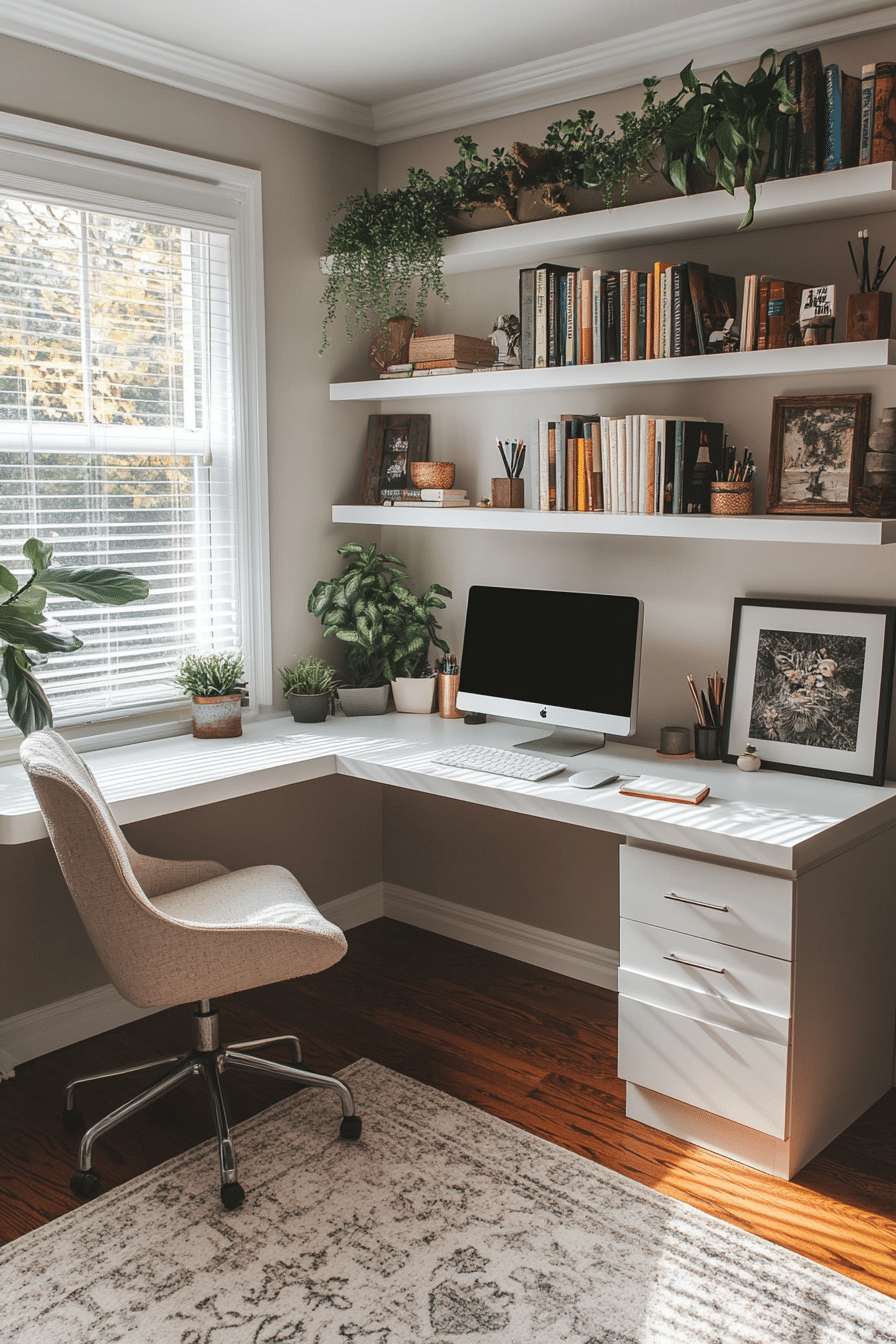 29 Small Office Corner Ideas to Maximize Space and Productivity