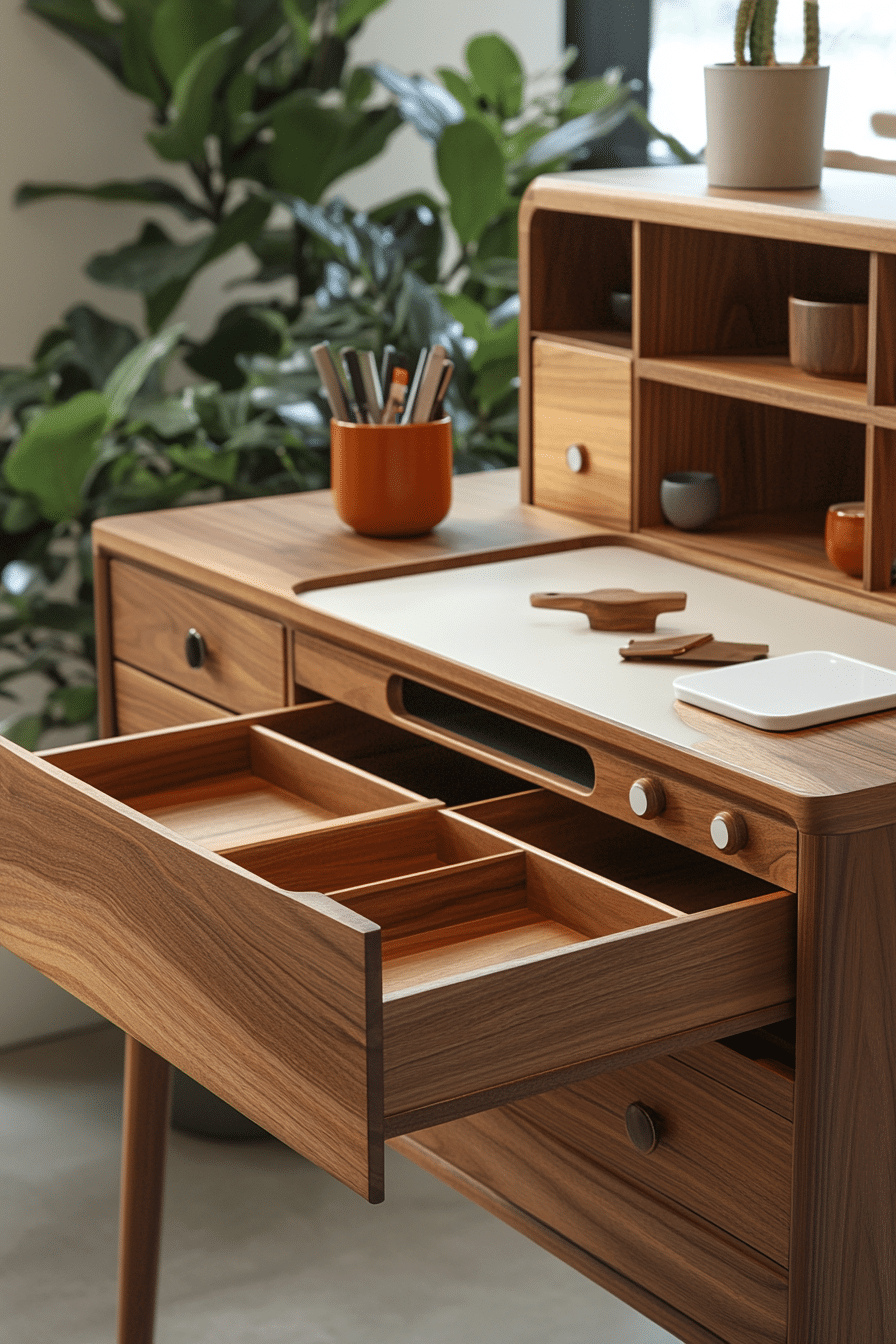 29 Desk With Drawers That Maximize Storage and Organization