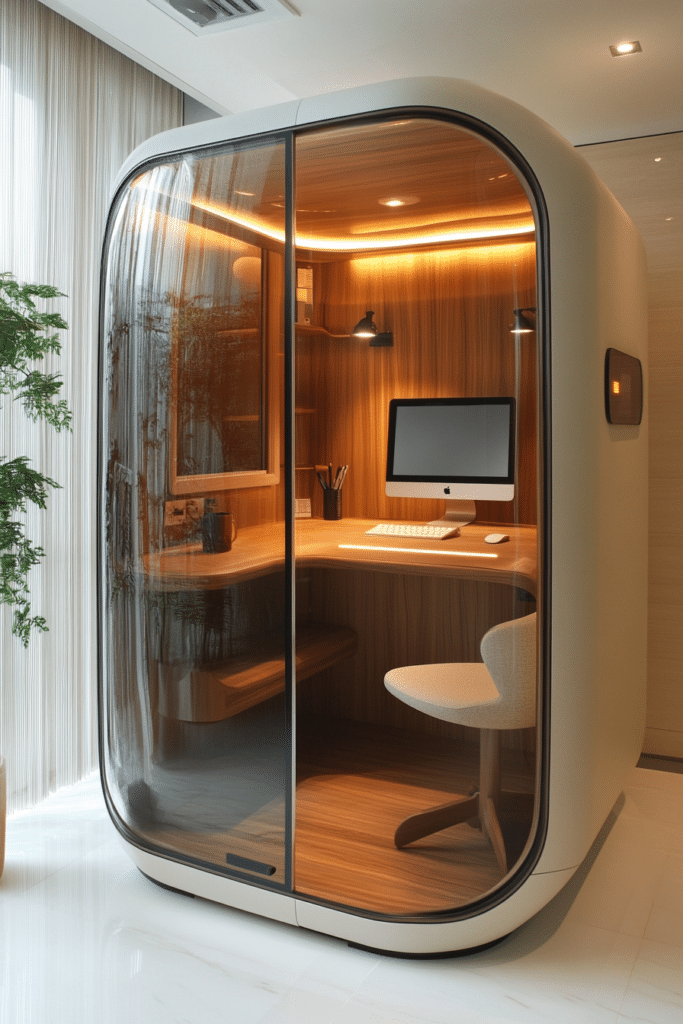 Space-Saving Pod Offices