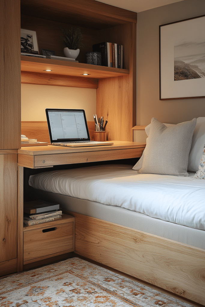 Under-Bed Office Zones