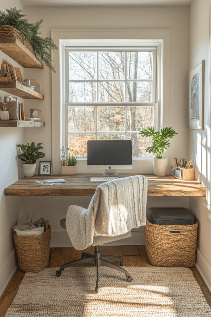 Window Alcove Office